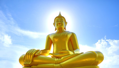 Golden buddha statue of thailand