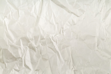 Crumbled grey empty, clean paper texture