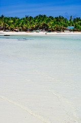 Amazing tropical white sand beach