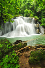 Huay Mae Kamin Waterfall ,Srinakarin National park , Kanchanaburi, Thailand