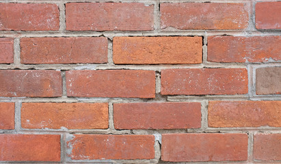 Close up old vintage brick wall