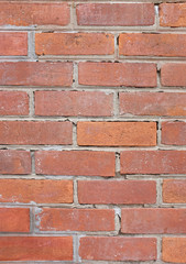 Close up old vintage brick wall