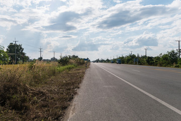 Road and car travel in Thailand