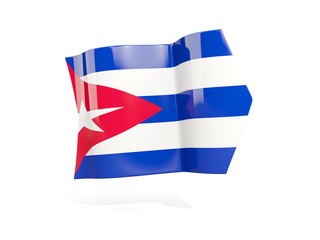 Fototapeta premium Arrow with flag of cuba