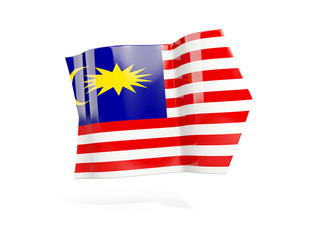 Arrow with flag of malaysia
