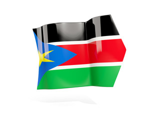 Arrow with flag of south sudan