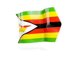 Arrow with flag of zimbabwe