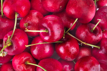 Cherries. cherry. red cherries. fresh cherries. cherry background