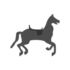 Fototapeta na wymiar Circus Horse icon. Vector illustration.