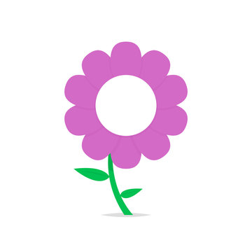 Flower vector isolated