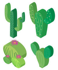 3D design for cactus plants