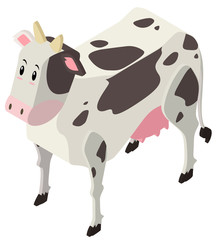 3D design for cow