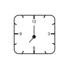 clock icon isolated vect