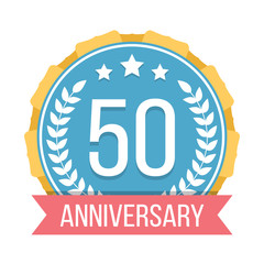 50 Years Anniversary Emblem