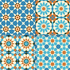 Traditional moroccan mosaic patterns - 139520568