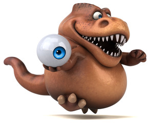 Fun Trex - 3D Illustration © Julien Tromeur