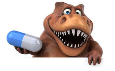 Fun Trex - 3D Illustration © Julien Tromeur