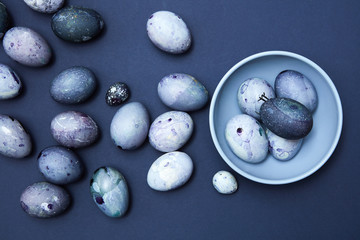 Easter background blue