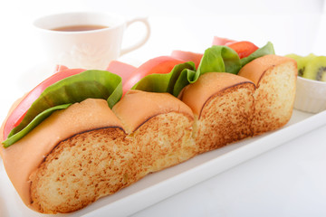 おいしそうなサンドイッチ
