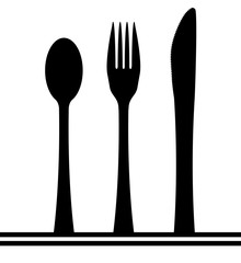 Knife Fork And Spoon Silhouette