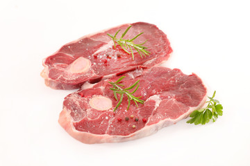 raw lamb chop