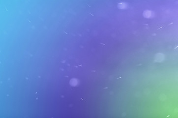 Fototapeta na wymiar blue-purple-green gradient abstract background with water foggy