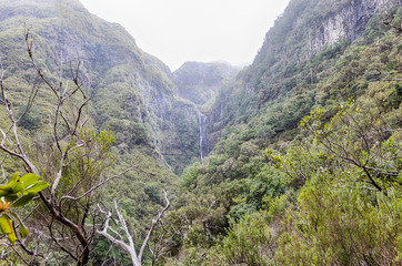 Hiking route levada 25 fountains, Madeira