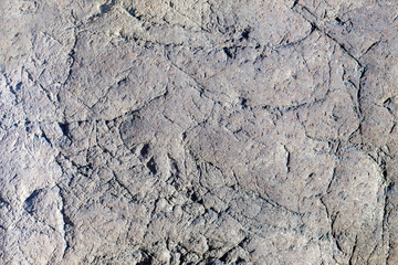 Close up of cracked rock fragment