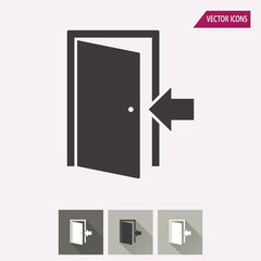 Door - vector icon.