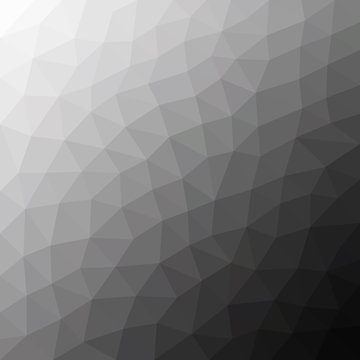 Contrast grey polygonal background