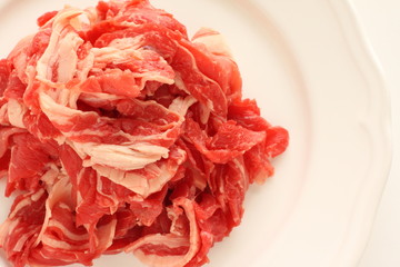 freshness marble beef for food ingredient image