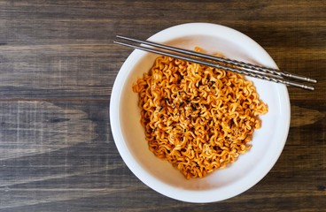 noodles with korean sauce