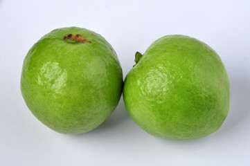 Guava Fruit in White Background