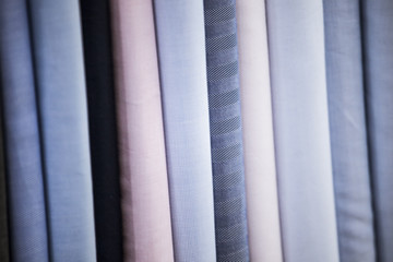 Many types of fine cloth