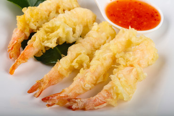Prawn tempura