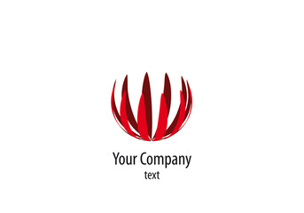 Logo aziendale vettoriale creativo