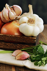 Garlic and onions