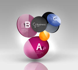 Vector circle infographics