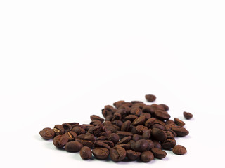 Coffee beans background.