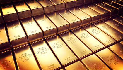 golden ingot background