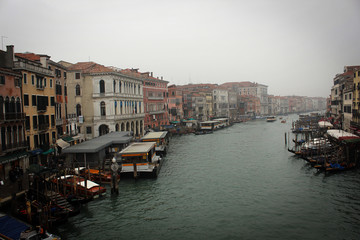 Fototapeta na wymiar Scenic canals of Venice, Italy