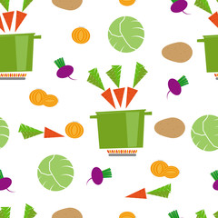 Vegetables pattern