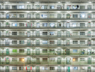 Fototapeta na wymiar Public Estate in Hong Kong