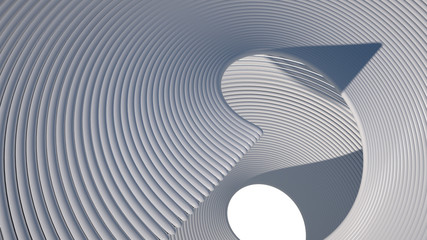 Abstract spiral background, 3 d render
