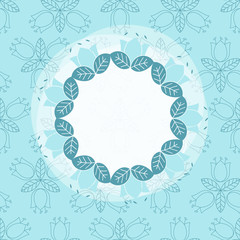 card with a linear pattern