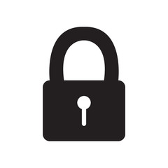 lock icon isolated vector