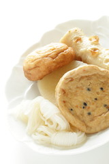 Japanese food, Oden fish cake and radish