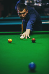 Ball and Snooker Player