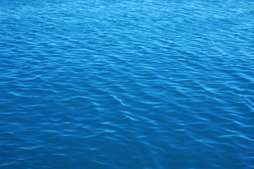 Blue sea water background