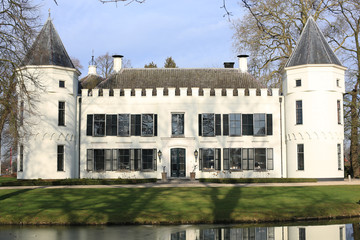 Fototapeta na wymiar The historic Castle Salentein in the Province Gelderland, The Netherlands